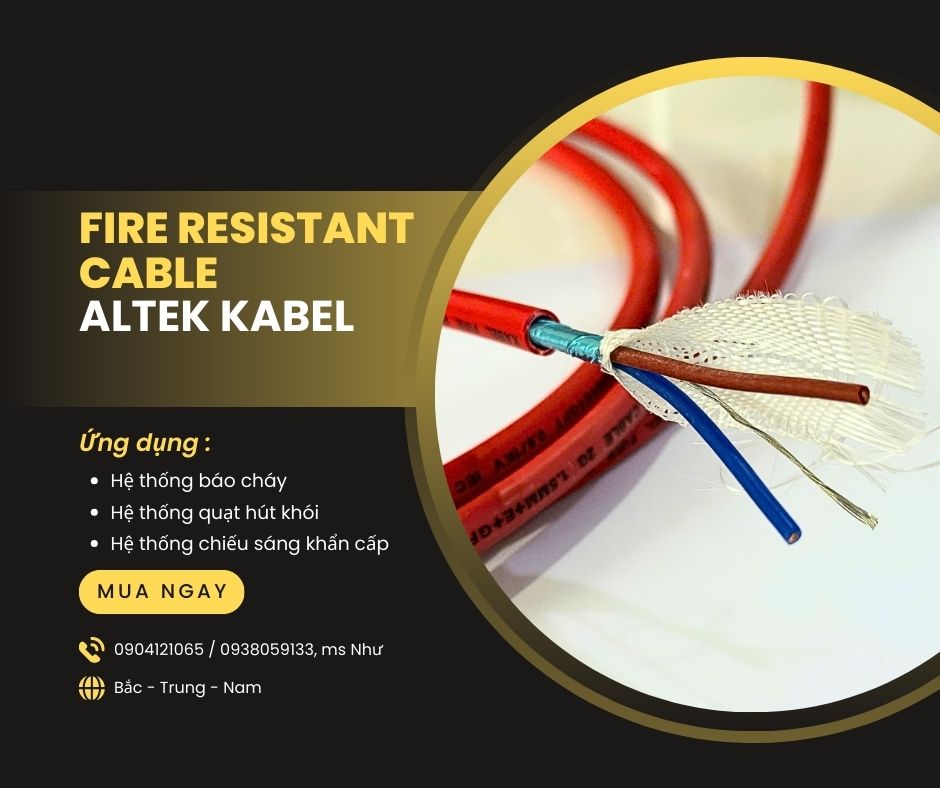 Cung cấp cáp chống cháy cho hệ thống chiếu sáng khẩn cấp